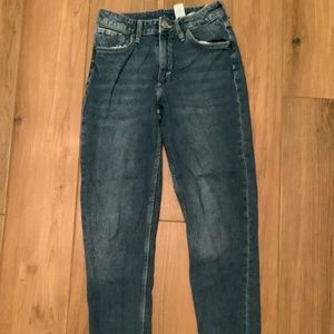H&M girls straight leg “mom jeans”